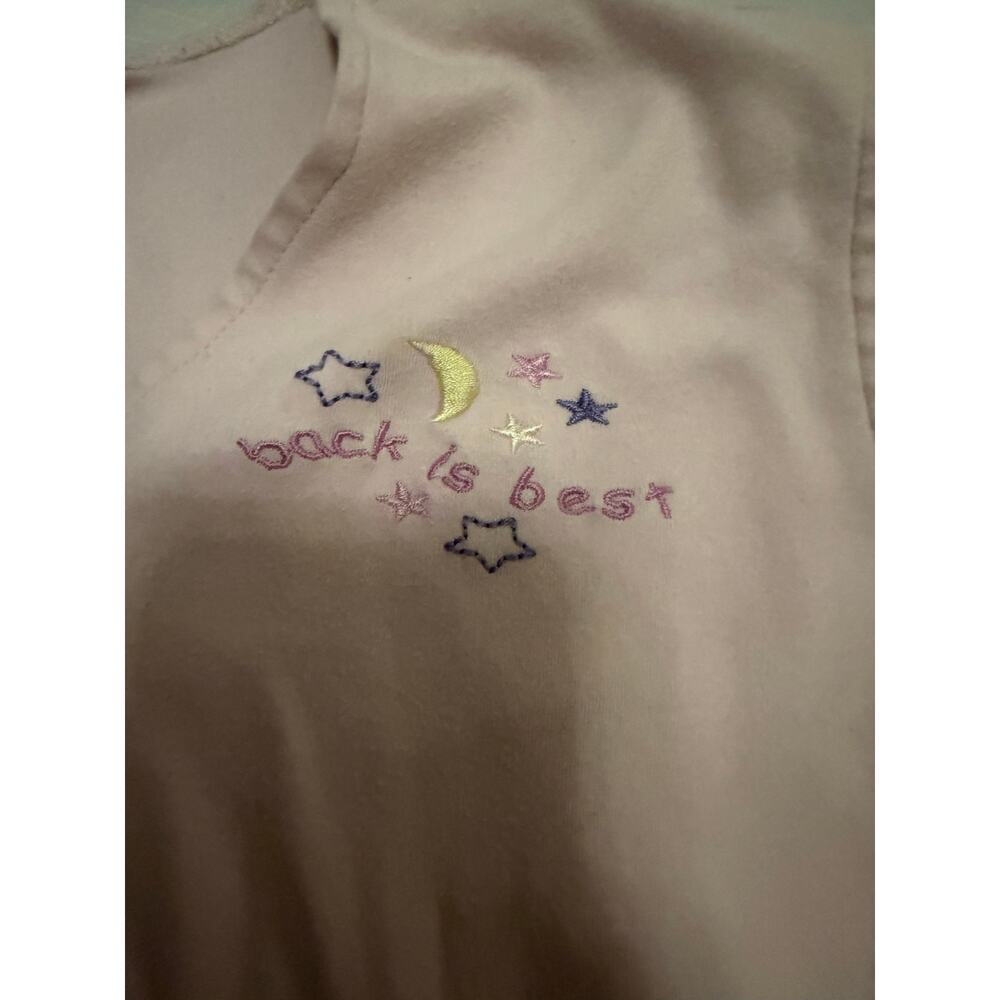 Halo Sleep Sack sz XL "Back is Best" 2 way zip soft warm cozy pajamas baby 18-24 - Picture 3 of 9